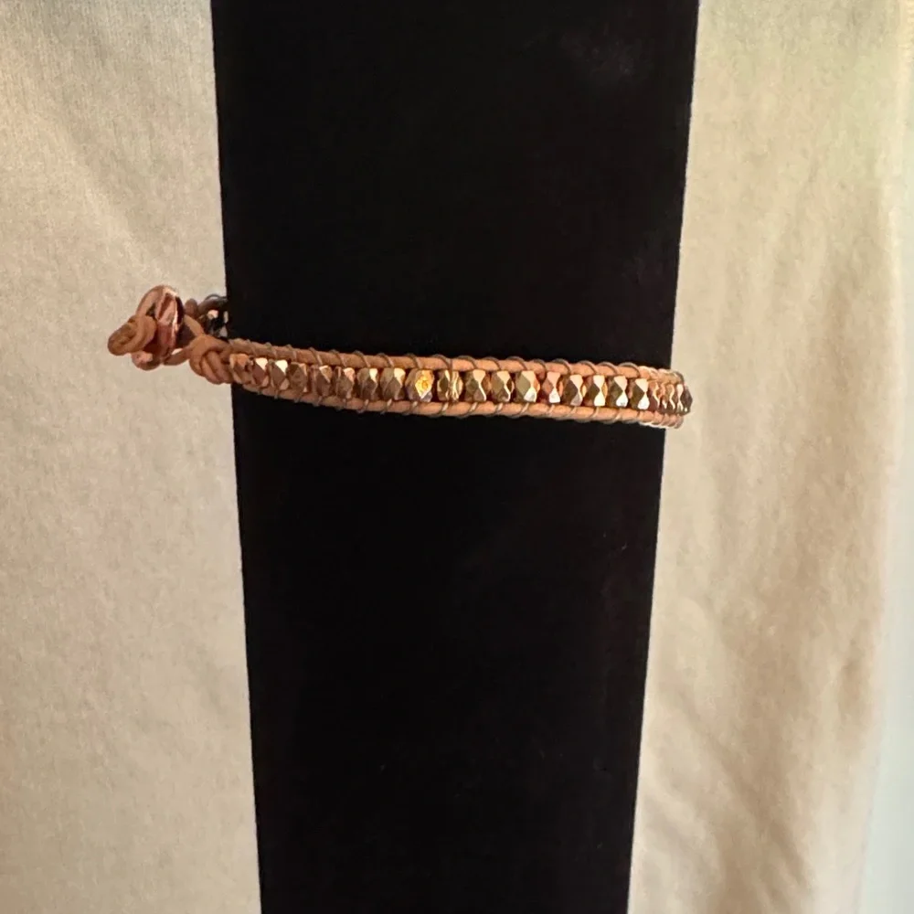 Express Gold Studded Bracelet - Picture 1 of 2